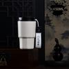 Compact Ceramic-Lined Coffee Thermos for Women - Stylish Stainless Steel Insulated Cup