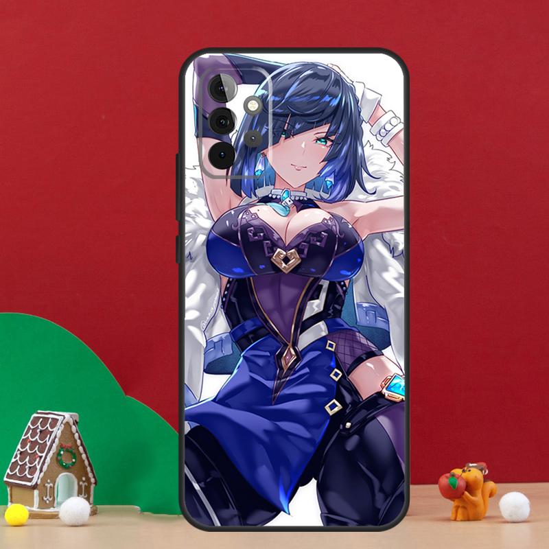 Yelan Genshin Impact Case For Samsung Galaxy A55 A52 A32 A12 A33 A06 A16 A26 A36 A56 A15 A53 A13 A34 A54 A14 A17