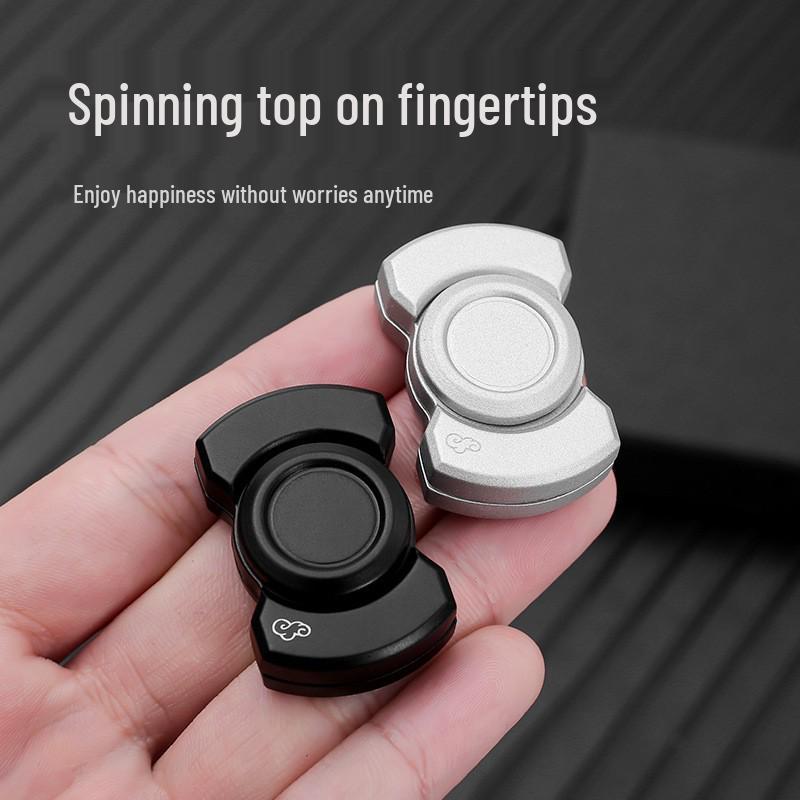 **3-in-1 Metal EDC Fidget Spinner & Pop Coins Decompression Toy**