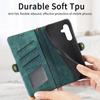 For Samsung Galaxy A36 5G Case Zipper Wallet Geometry Lines Leather Phone Cover