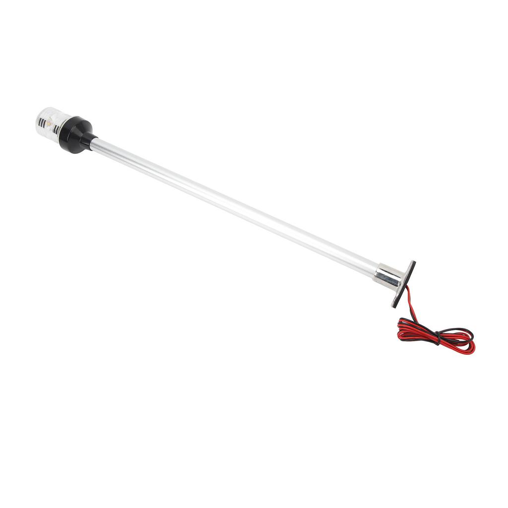 Luzes de Navegação para Barco Redondas de 22 Polegadas Lâmpada de Popa para Barco de 360 Graus com Base de Aço Inoxidável 316 para Barcos de Pesca Iates