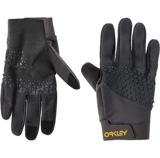 Велосипедные перчатки Oakley Drop In MTB (черные)