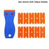 1Set Car Sticker Remover Multipurpose Plastic Small Paint Automotive Film Applying Tool Household Glass Cleaning Scraper