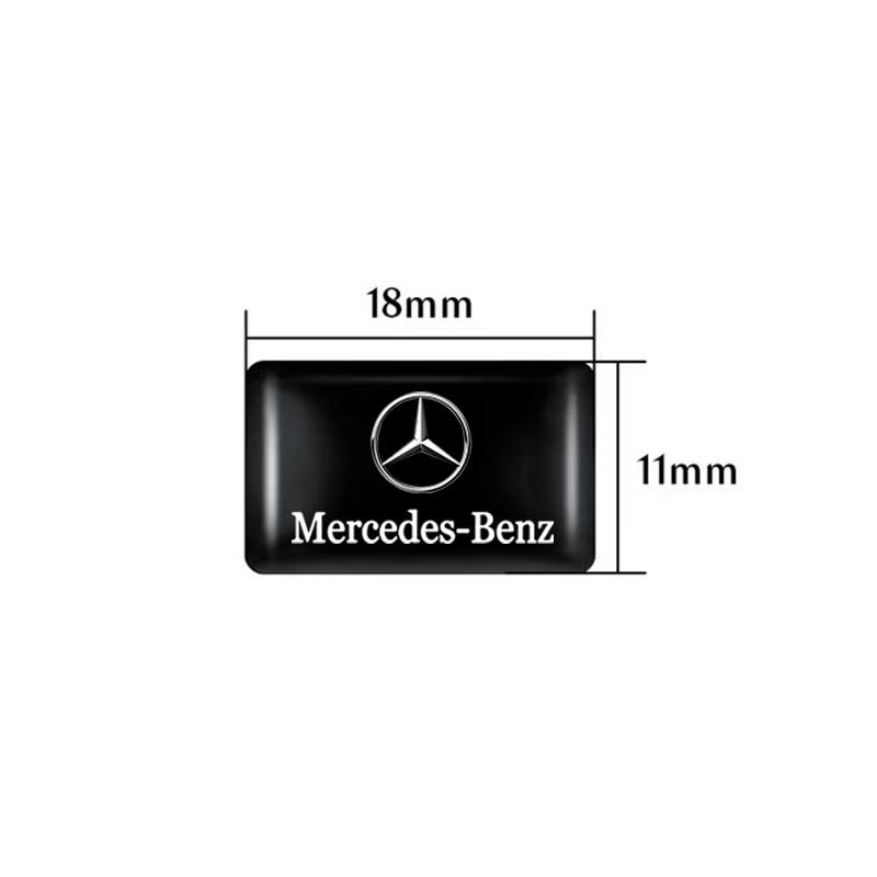 GLC GLB 10ks Styling auta 3D znak Epoxidová dekorační samolepka Pro Mercedes Benz AMG GLC W205 W203 W206 W220 W211 W212 W201 W210