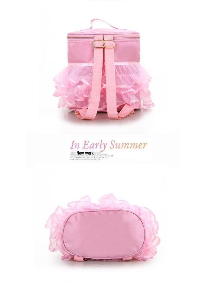 Children's Ballet Dance Bag - Customizable Logo School Backpack for Girls