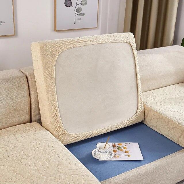 New Jacquard Sofa Seat Cushion Cover Thick Elastic for Living Room Armchair Corner Sofa Covers Slipcover Couch Cover Decorate