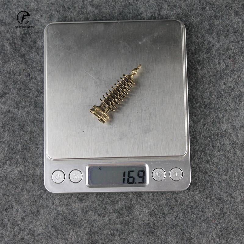 Медные статуэтки пагод Ретро латунные Китайские Фэн-шуй Девятиярусные башни Брелоки Подвески Украшения для дома Настольные украшения