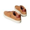 Calvin Klein Leather Suede Round Toe Lace-Up Low-Top Sneakers Men sneakers Brown YM0YM014340GG