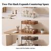 Space-Saving Potato Basket Ventilated, Kitchen Countertop Rack with Baskets,