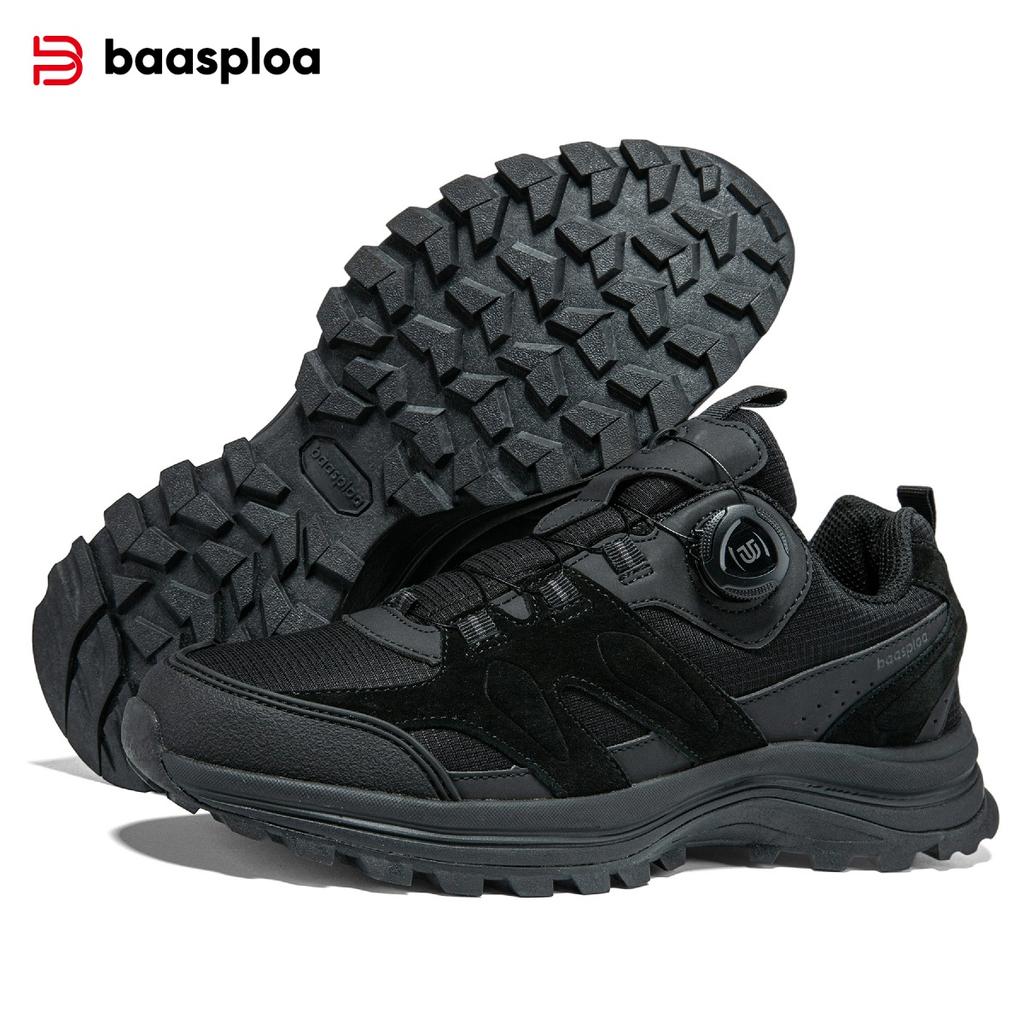 Men's Hiking Boots Outdoor Shoes Swivel Buckle Non-slip Lightweight Hiking Shoes Men's Non-slip Sports Shoes Breathable Cross-country Running Shoes