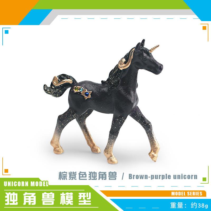 Fantasy Magical Unicorn Figurine Collection With Realistic Details In Colors Vibrant