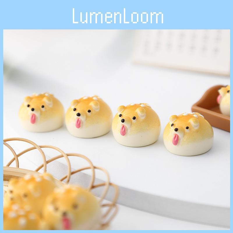 Charming Hamburger Dog Model Collectible Blind Box Delightfully Cute Miniature Display Decor