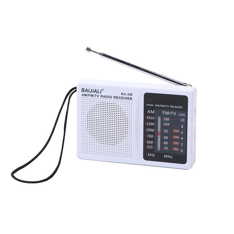 Vintage Retro Portable FM/AM Radio 228 with Telescopic Antenna