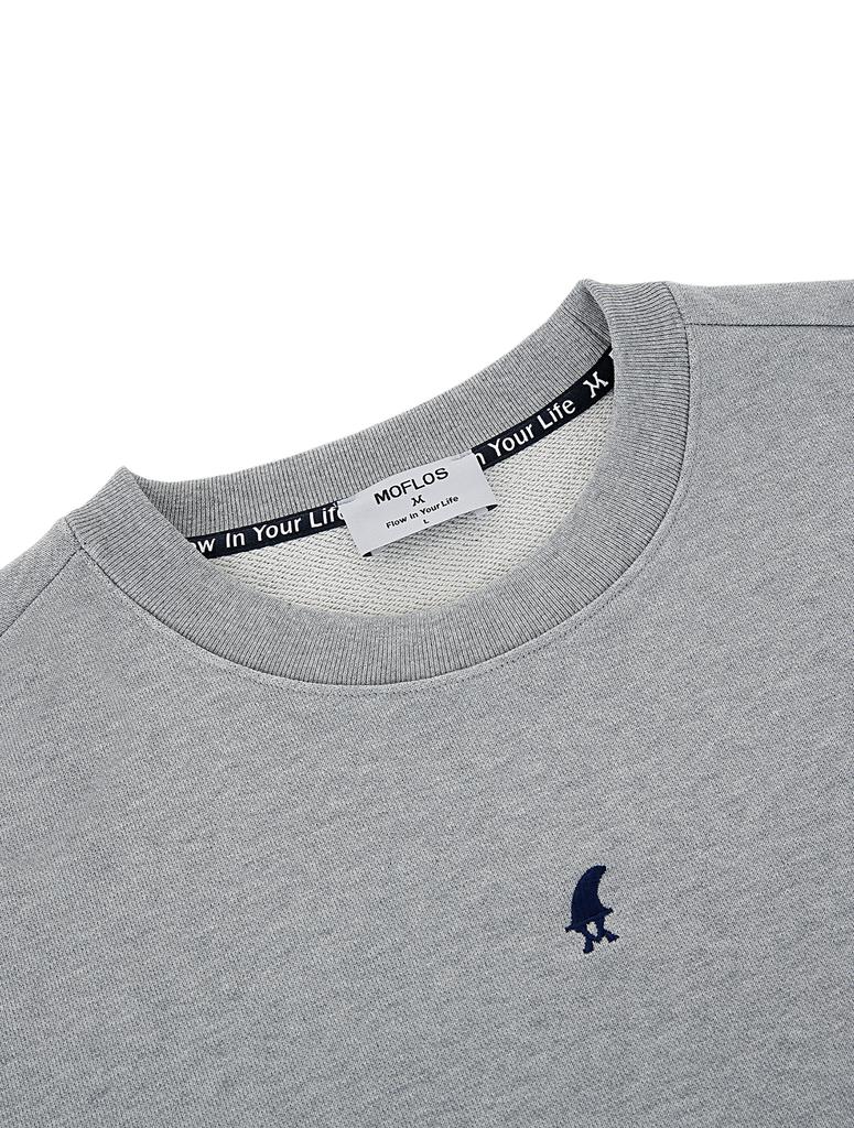 MOFLOS Surffin Emblem Sweatshirt Gray
