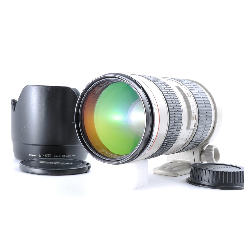 Canon EF 70-200mm F/2.8 L USM Lens Canon w/Hood Caps from Japan