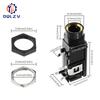 3Pin Audio Jack Speaker Connector 6.35 Mono Female Socket PCB Panel Mount Microphone Chassis Audio Adapter Nut