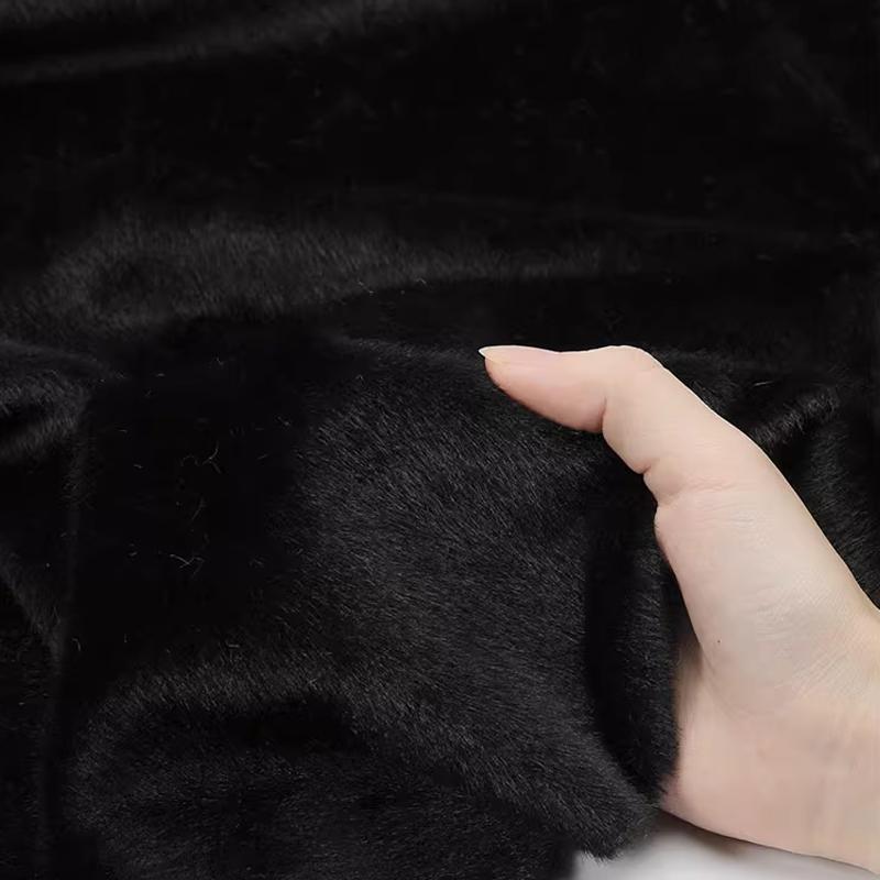 50x50cm 5mm Soft Breathable Elastic Faux Fur Fabric for Sewing Plush Toy Doll Scarf Hat Decorative Cloth Handmade DIY Fabrics