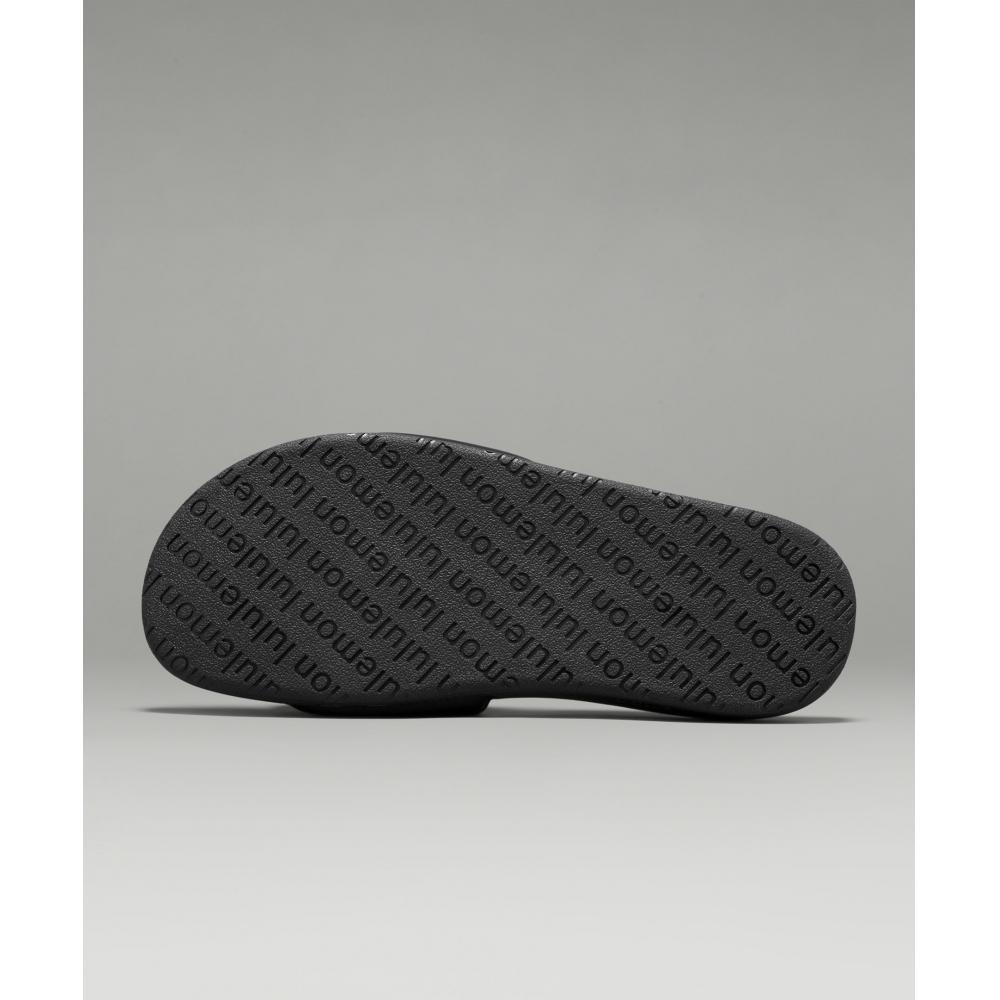 Lululemon Damen S reStfeel Slide Schwarz Graphitgrau