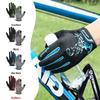 Breathable Shock-Absorbing Long-Finger Cycling Gloves for Outdoor Sports