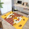 1pc. Cute Chip and Dale Plaid Pattern Rug for Home Decor, Office Carpet, Chair Cover, Outdoor Mat, Gift Ideaz049008