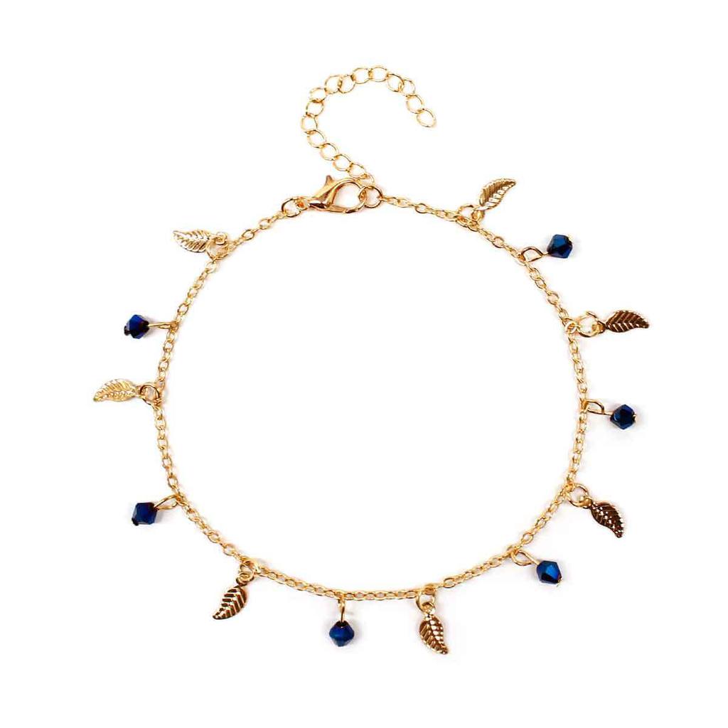 Trendy Summer Leaf Tassel Anklet - Exquisite & Simple Foot Ornament