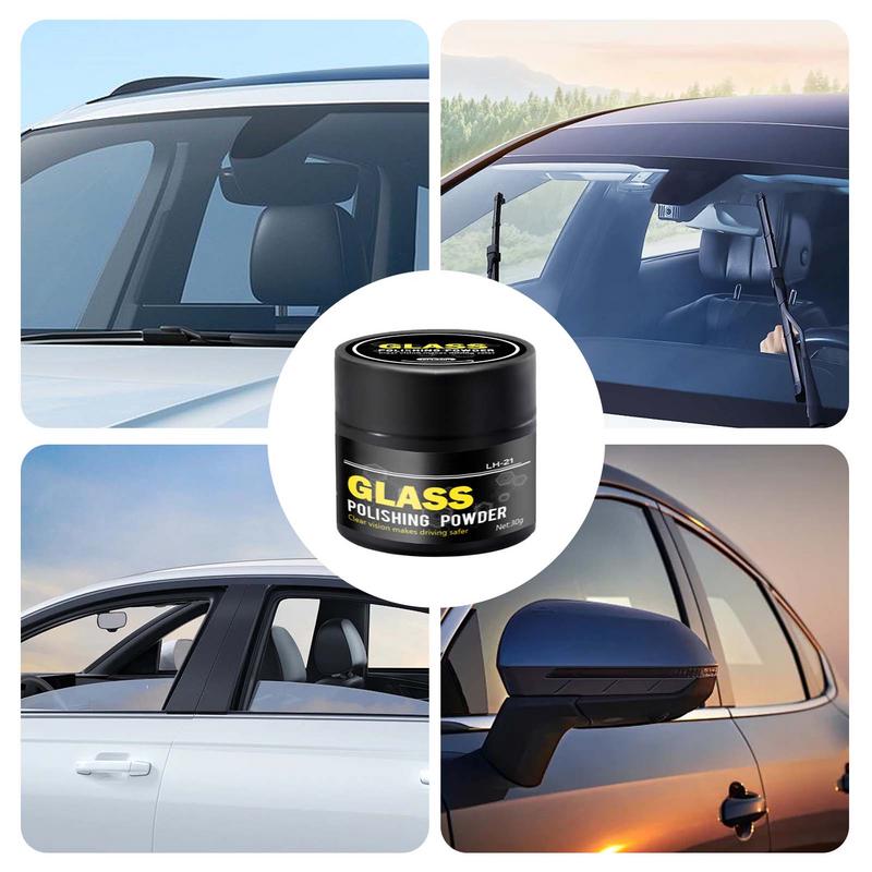 Glass Polishing Compound Glasses Scratch Remover Window Cleaner Powder Detergent Windshield Polish Safe Cleaning Powder For Film