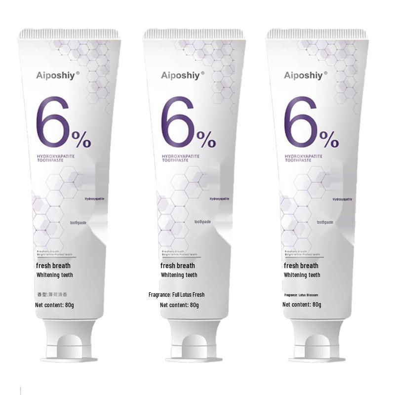 Зубная паста AIposhiy Гидроксиапатит и Пробиотики для восстановления эмали