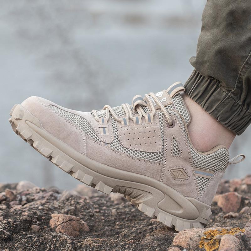 men's casual steel toe covers work safety shoes summer breathable worker safe boots outdoors sneakers security footwear protect