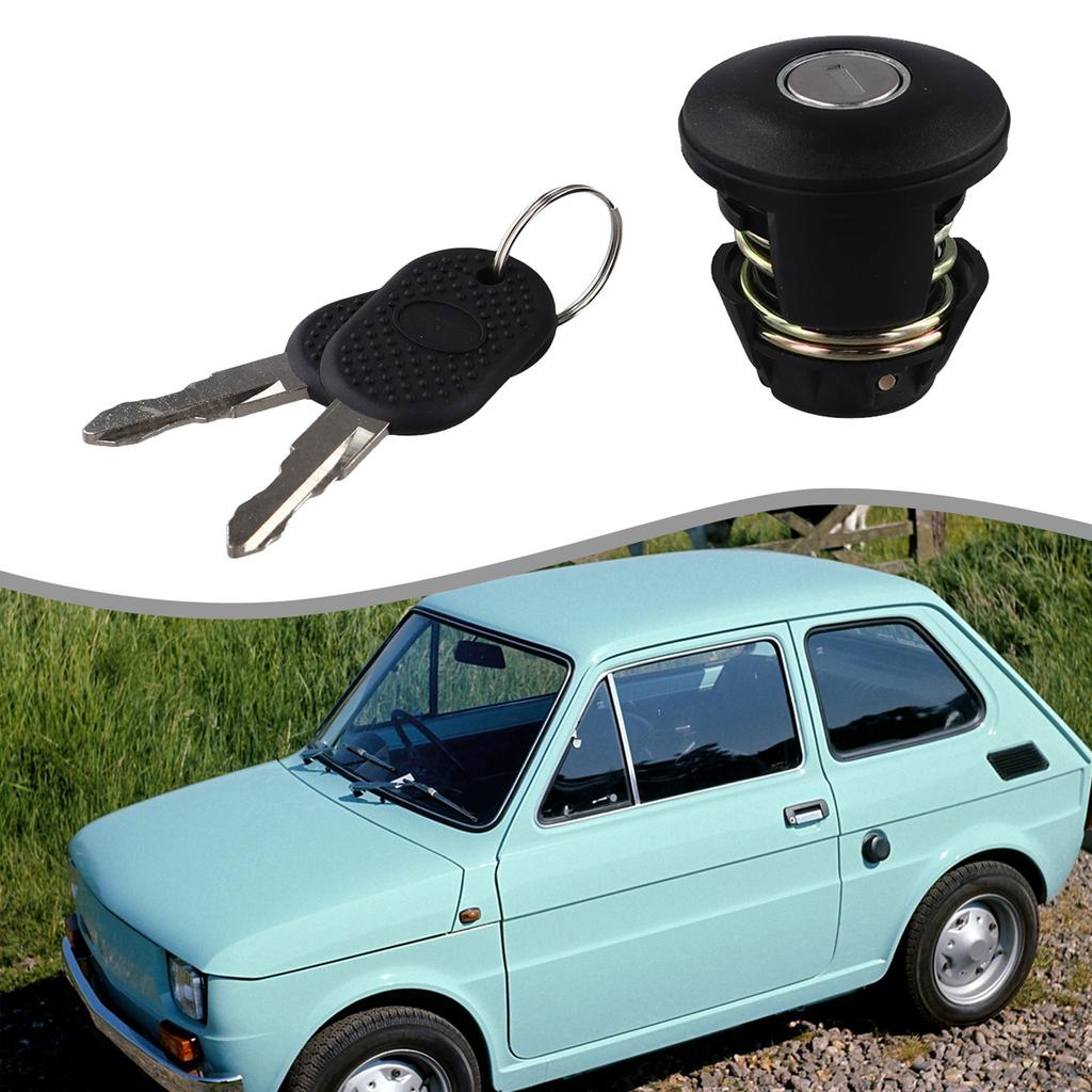 Car Fuel Cap Lock with 2 Keys 5899119 for Fiat for Ducato for C25 for J5 for Talbot for Express 46576969 Plastic