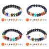 Natural Stone Constellation Bracelet With Handcrafted Planet Design For Couples And Travel Gift