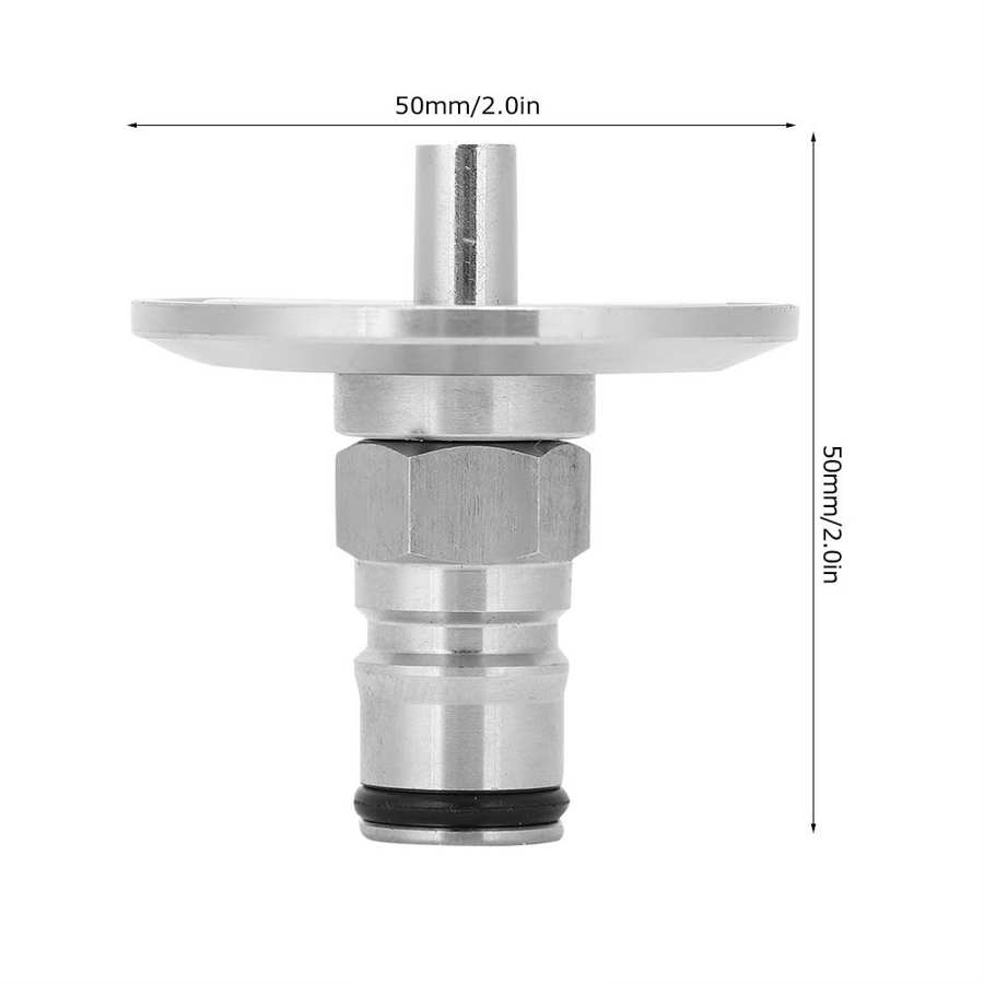 1.5in Gas/ Liquid Stainless Steel  Lock Post Adapter Clamp to  Connector Adapter Beer Brewing dispenser equipment