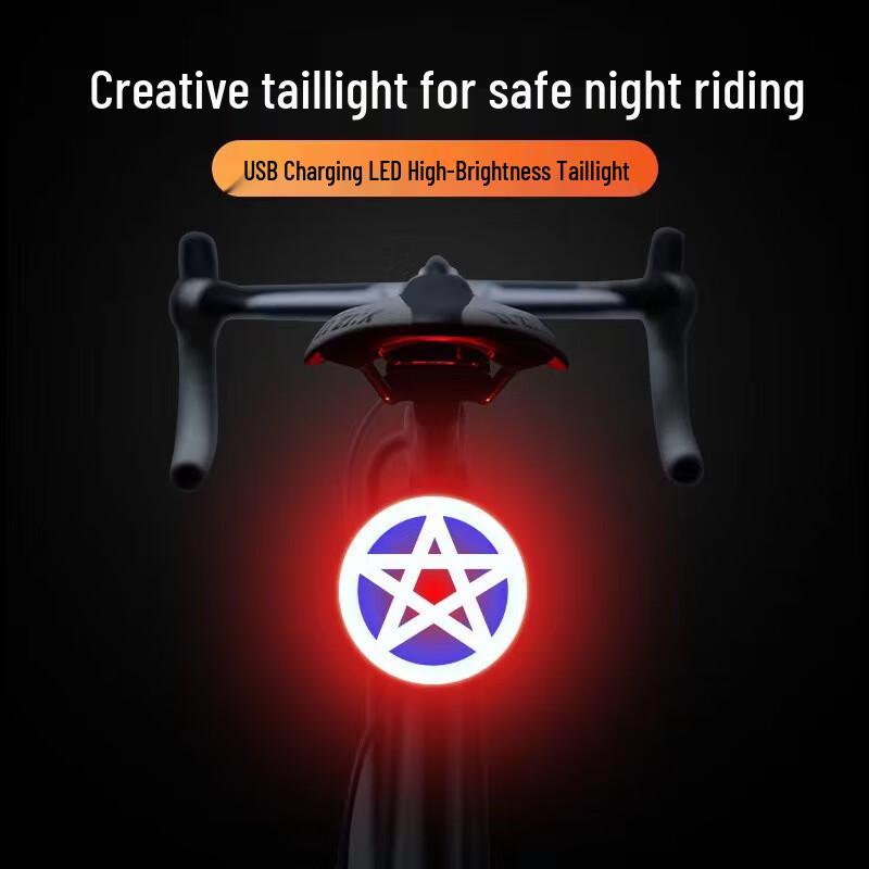 USB Rechargeable Waterproof Bicycle Tail Light