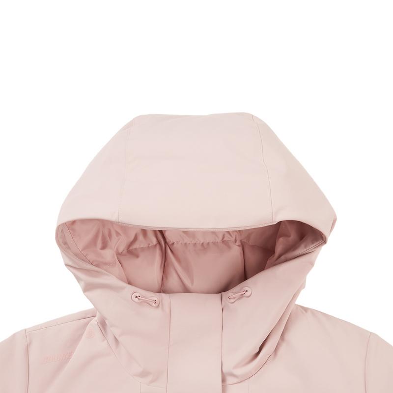 Li-Ning Outdoor CF Water-Resistant Windproof 85% Duck Down Mid-Length Down Jacket Women outerwear AYMV804-2