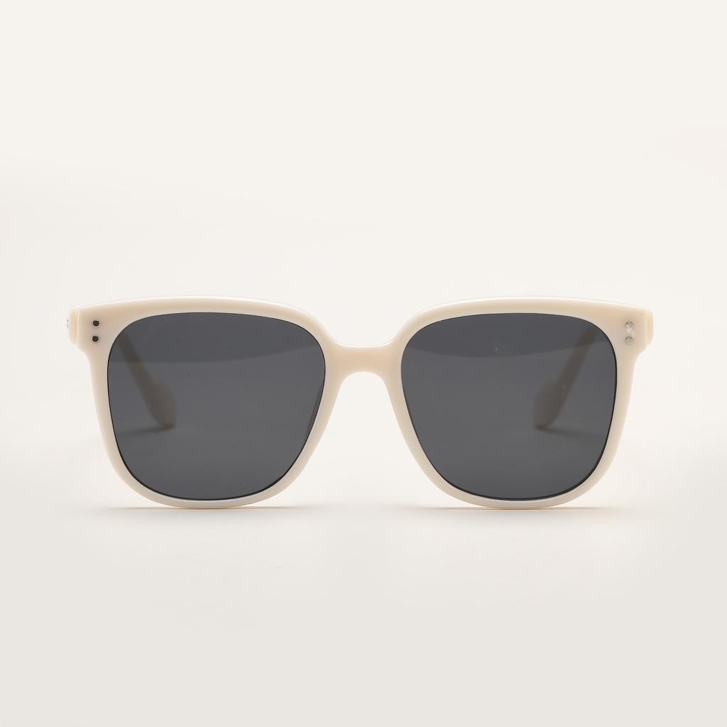 Glasses 95166 Square Large Frame Rivets Tortoiseshell Popular Sunglasses Women, Sunglasses Men