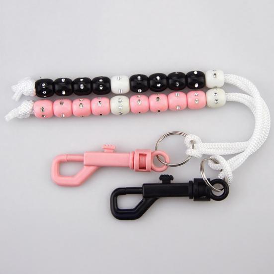 Golf Beads Score Counter with Clip Golf Stroke Score Count Keeper Putting Score Counter for Referee Caddy Golfer Golf Accessories