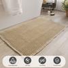 Tappeti da Bagno con Supporto in Gomma, Runner, Tappetini Comfort, Antiscivolo, Zerbino da Ingresso, Tappeto per Bagno