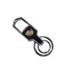 Leather Key Chain with Carabiner for Cadillac [parallel Import Goods]
