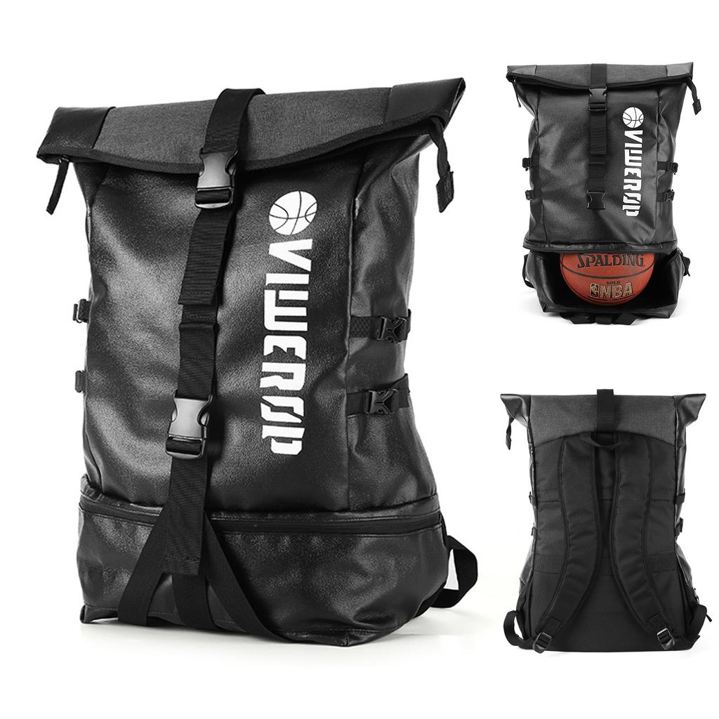 35L Herren Sport Basketballtasche Elite Trainingsrucksack Großer Reiserucksack Outdoor Wandern Campingtaschen Bergsteigerrucksäcke