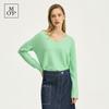 Marc O'Polo Women's V-Neck Loose Fit Knit Pullover