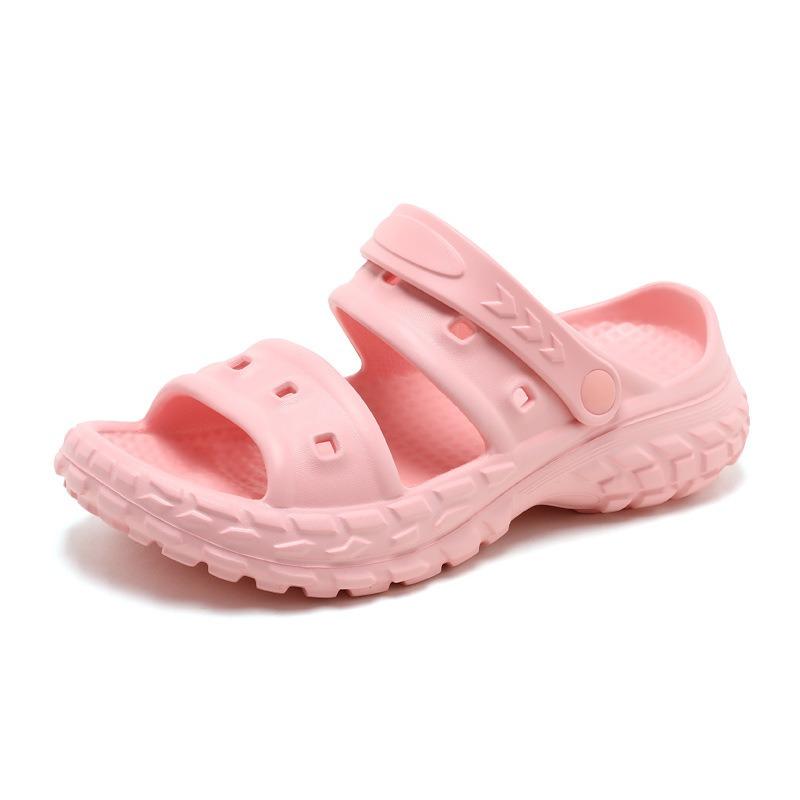 Ladies Summer Casual Wear Thick-soled Cool Slippers Fashionable Soft-soled Beach Versatile One-word Drag