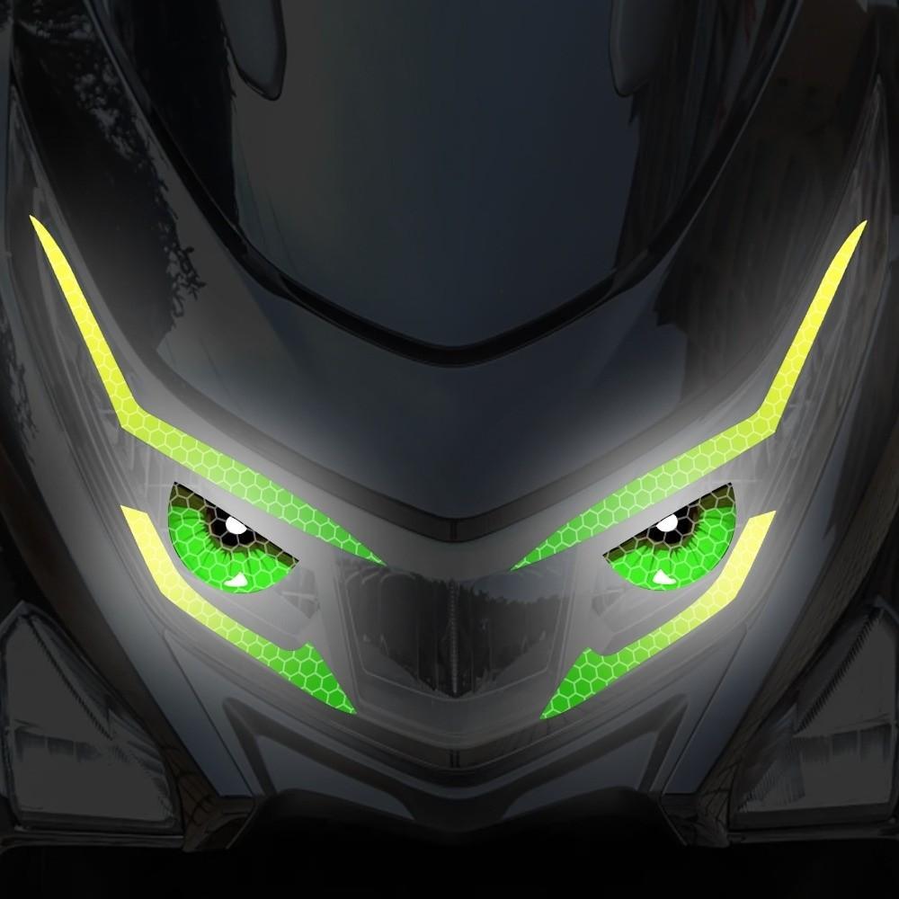Personalized Style Motorcycle Eye Line Stickers Headlight Protection Decals Motorcycle
