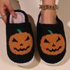 Christmas Fluffy Home Slippers Women Winter Comfort Soft  Indoor Cotton Slippers Woman Funny Shoes House Non-slip Slides Women
