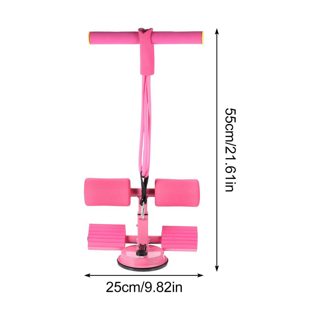 Auxiliary Belly Fitness Equipment Device Abdomen Exerciser Floor Push Up Bar Sit-up Assist Suction Cup