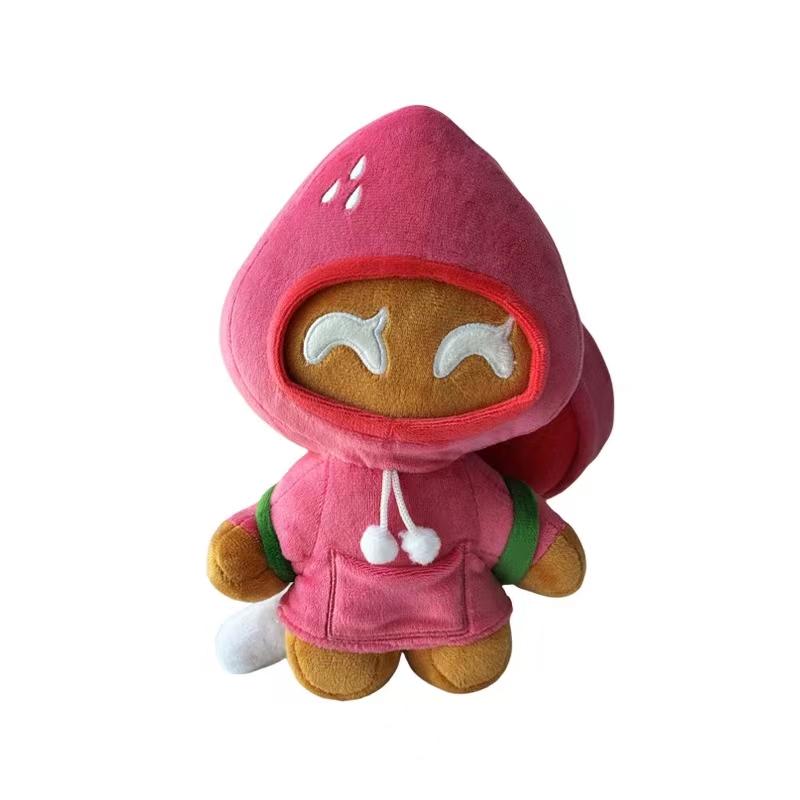 New In Stock Cookie Run: Kingdom Shadow Milk Cookie Anime Figure Plush Toys 25cm Shadow Milk Cookie Doll Custom Toys Kids Gift