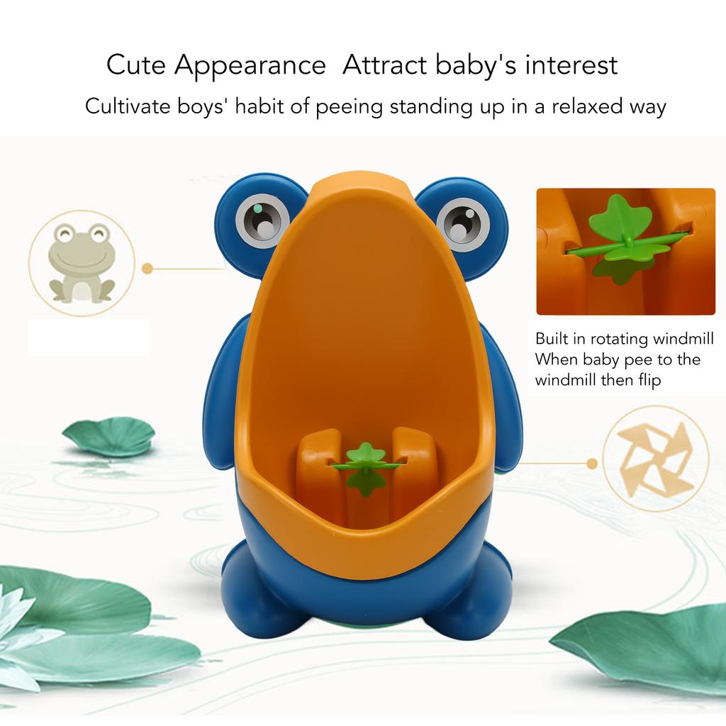 Children Training Urinal Wall Mounted Detachable Cute Cartoon Child Standing Urinal with Suction Cup for Boys