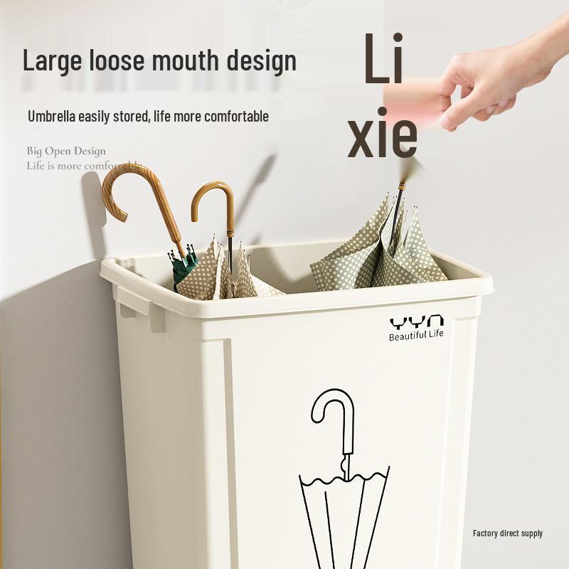 Large Capacity Umbrella Stand Rack for Entryways and Classrooms - Ideal for Long-Handled Umbrellas