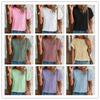 European and American Summer Solid Color Hollowed-Out Short Sleeve Casual Shirt