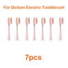 XiaomiFor Oclean Flow/X/ X PRO/ Z1/ F1/ One/ Air 2 /SE Brush Heads Soft DuPont Sonic Toothbrush Vacuum Bristle 7pcs Replacement Heads