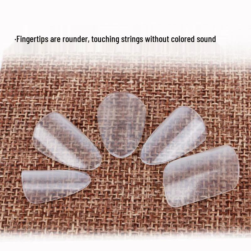 Transparent Nylon Celluloid Kids Academy Style Pipa Fingernails Small Transparent Old Material Set