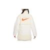 Nike Color Block Half Zip Stand Collar Casual Cotton Jacket Women Jackets Coconut-Milk FB8688-113